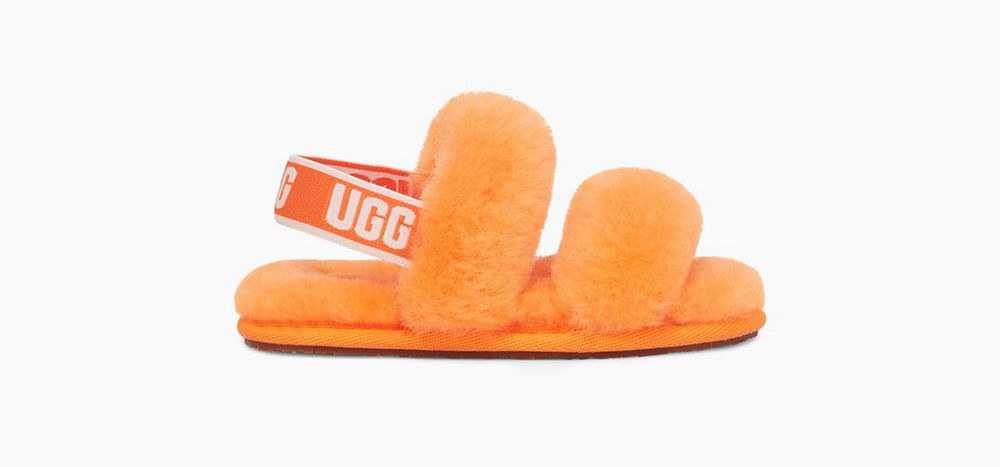 Ugg Oh Yeah - Kids Slippers - Orange - NZ (6350TICJG)